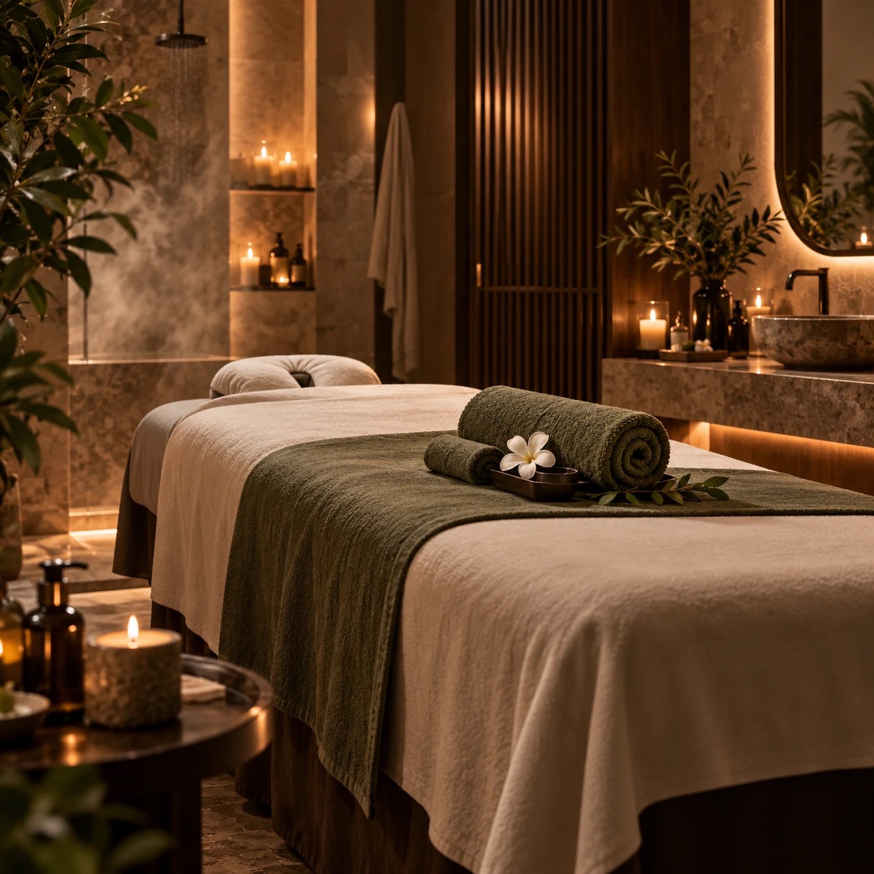 Treatment room at Pearl Island Spa & Massage